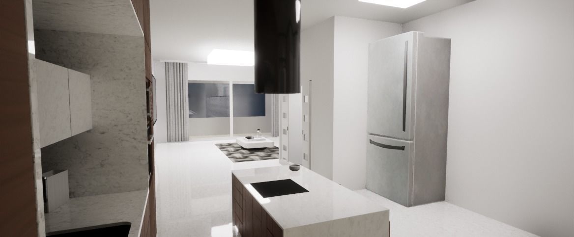 Modern Korea Style aparment interior 3D model_1