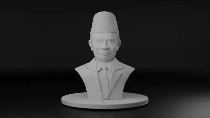Mohammad Yamin 3D model