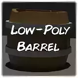 Low-Poly Barrel Pack For Unity3d