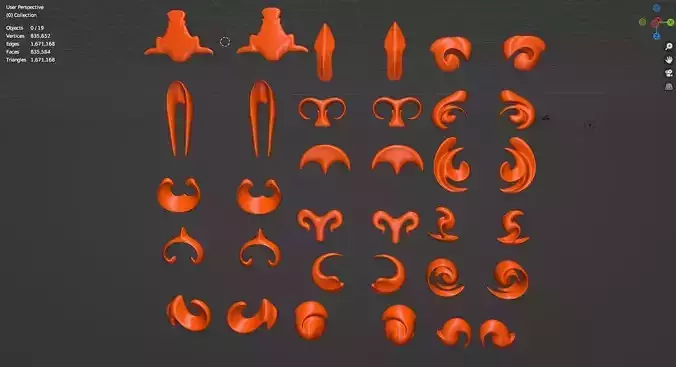 Architectures decoration 4 Free 3D model