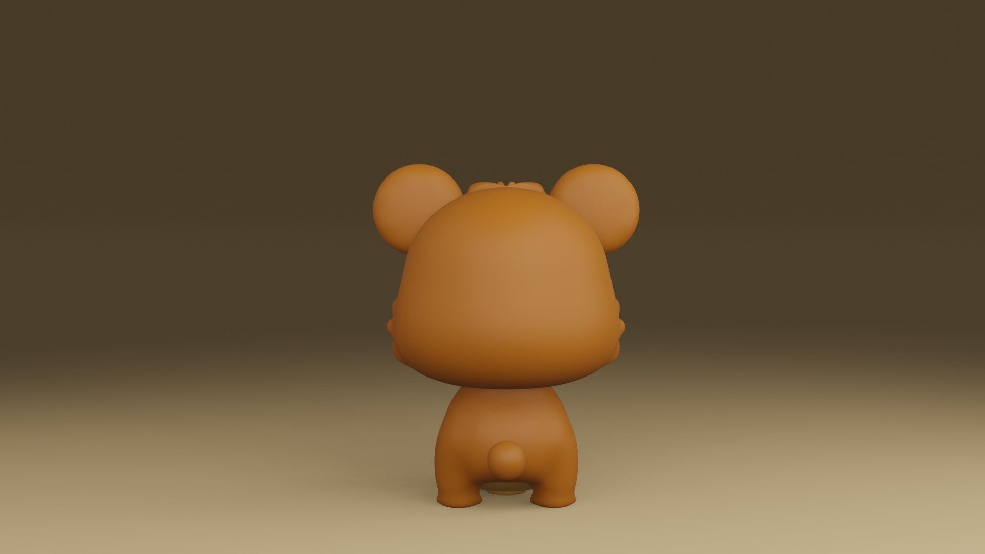 bear and honey 3D print model_10