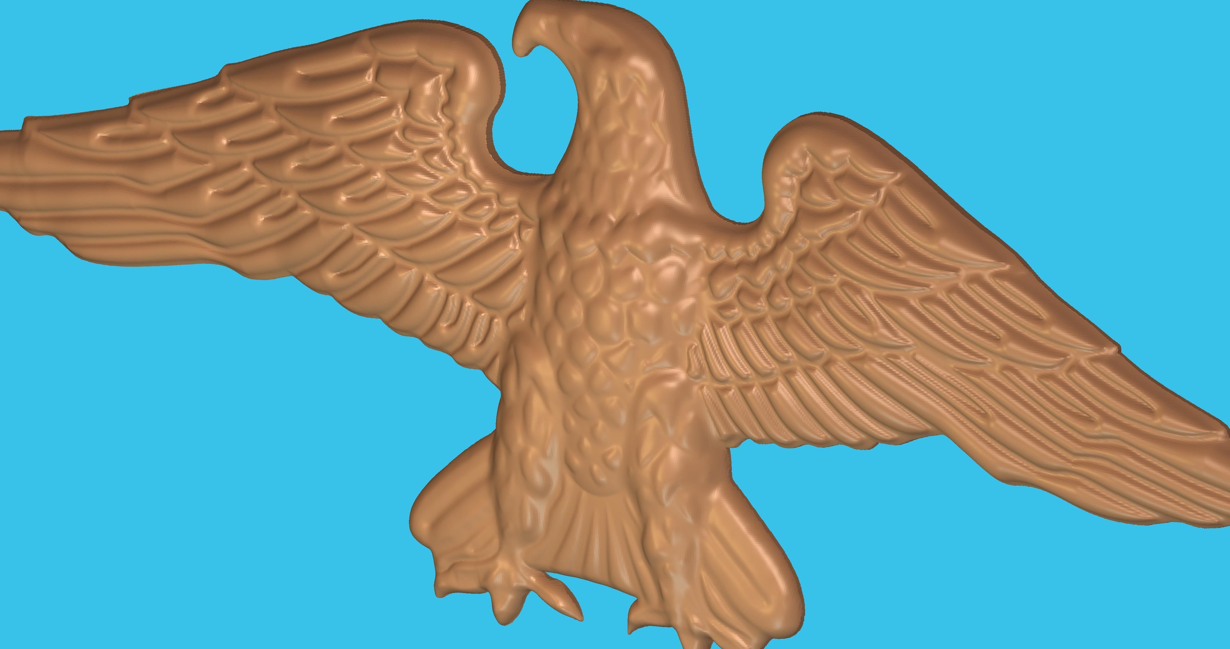 Eagle Figure 3D print model_1