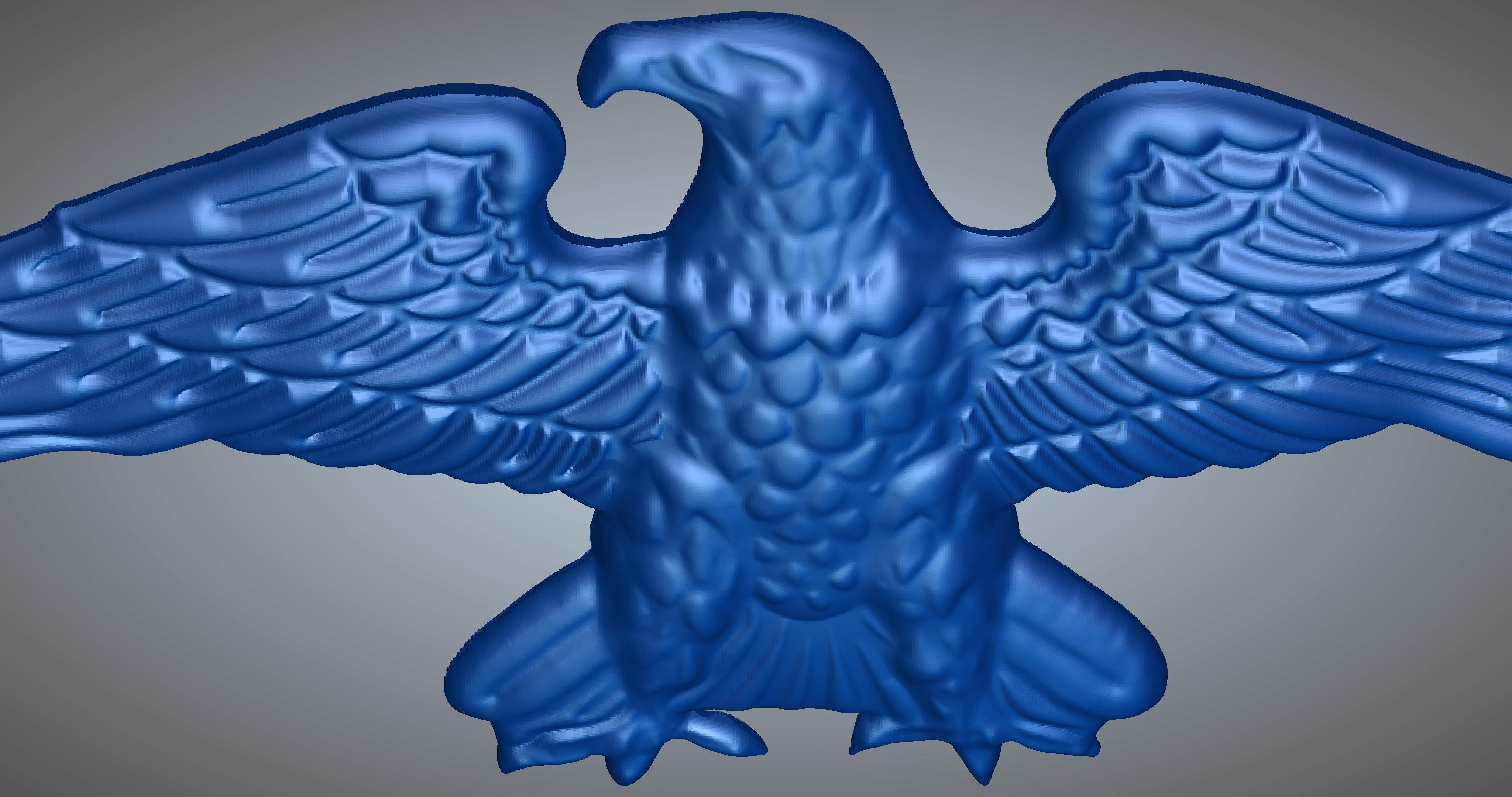 Eagle Figure 3D print model_4