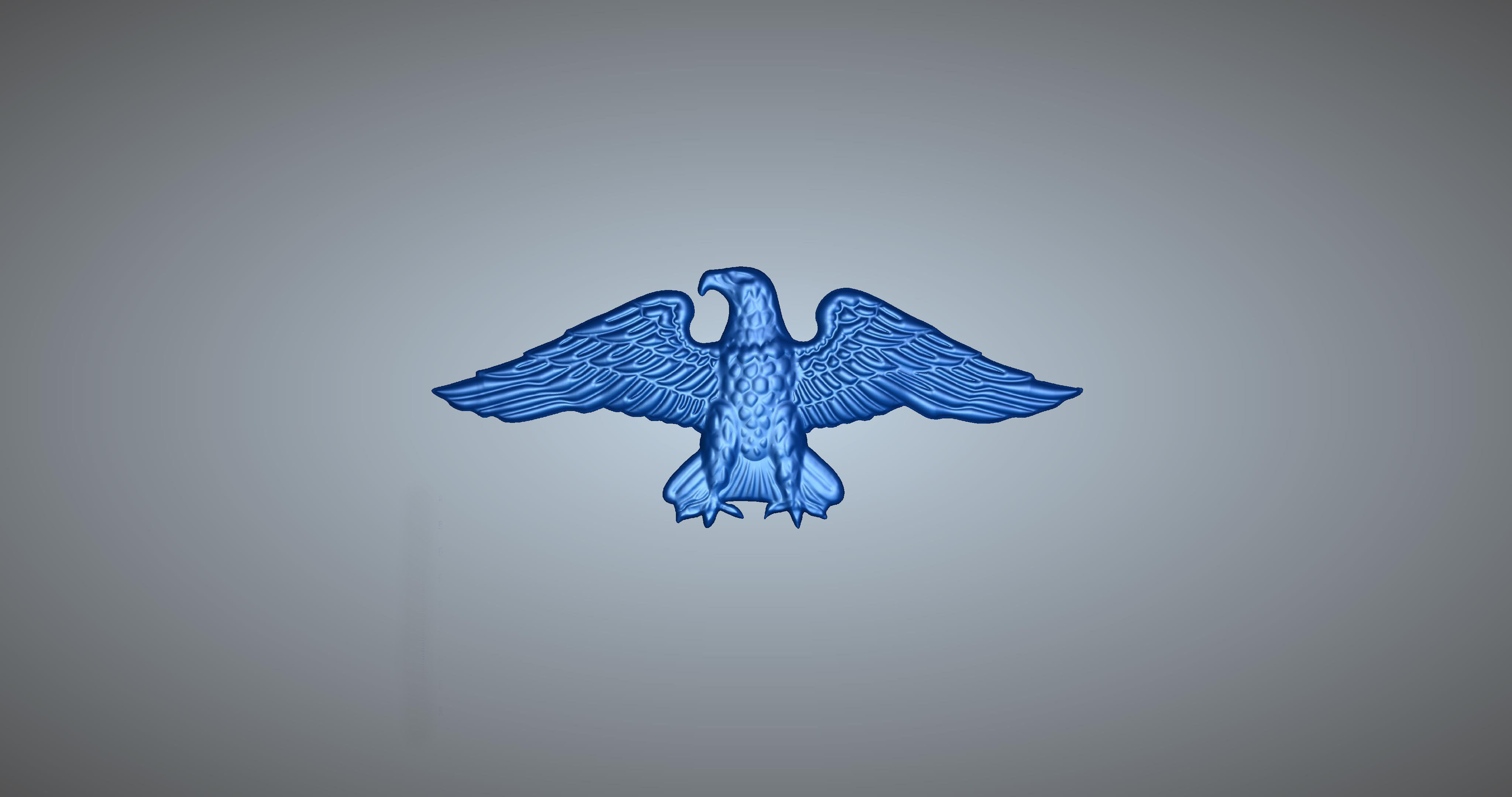 Eagle Figure 3D print model_3