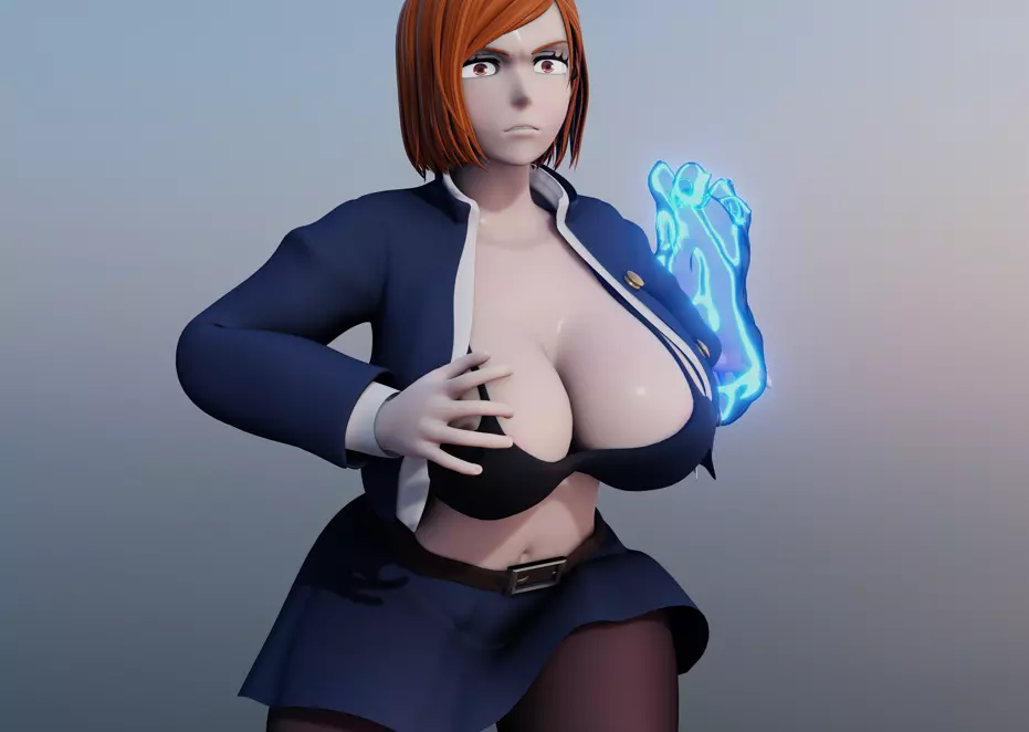 Nobara Kugisaki anime Model 3D NSFW 3D model_0