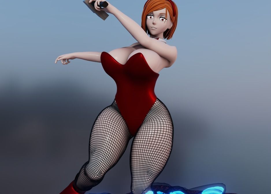 Nobara Kugisaki anime Model 3D NSFW 3D model_10