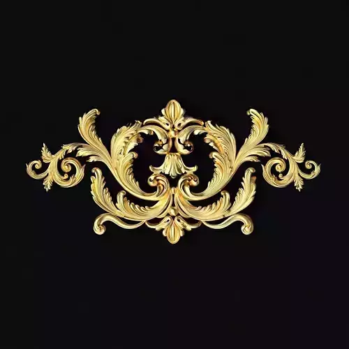 Central decor ornament for furniture