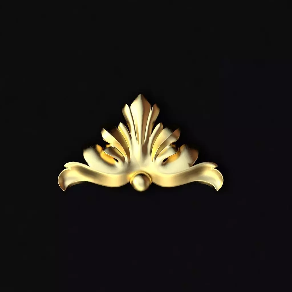 Central decor ornament for furniture Free 3D model