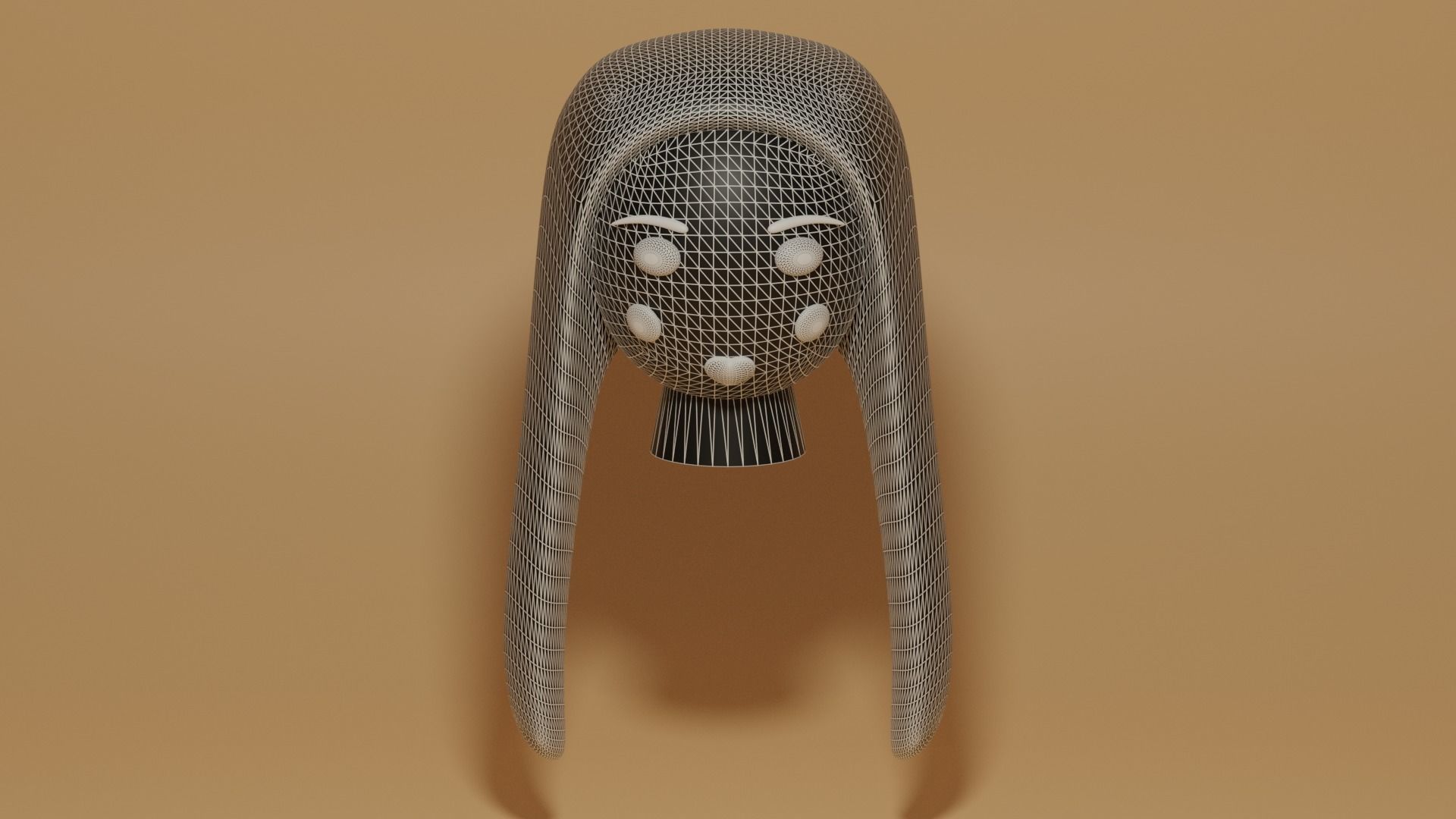 Cartoon Female 3D model_8