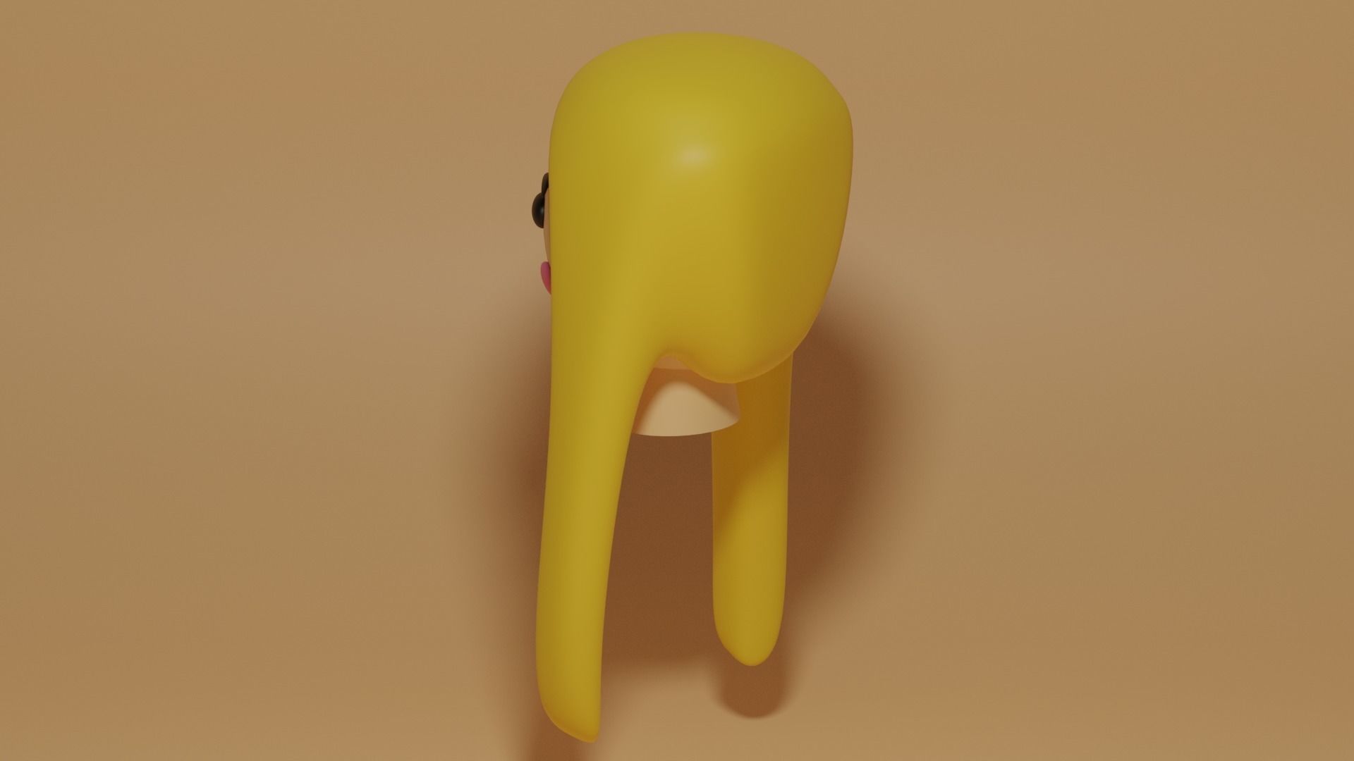 Cartoon Female 3D model_6