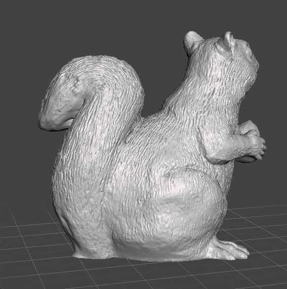 SQUIRREL CUTE REALISTIC FIGURE MODEL ANIMAL CREATURE WILDLIFE 3D print model_3