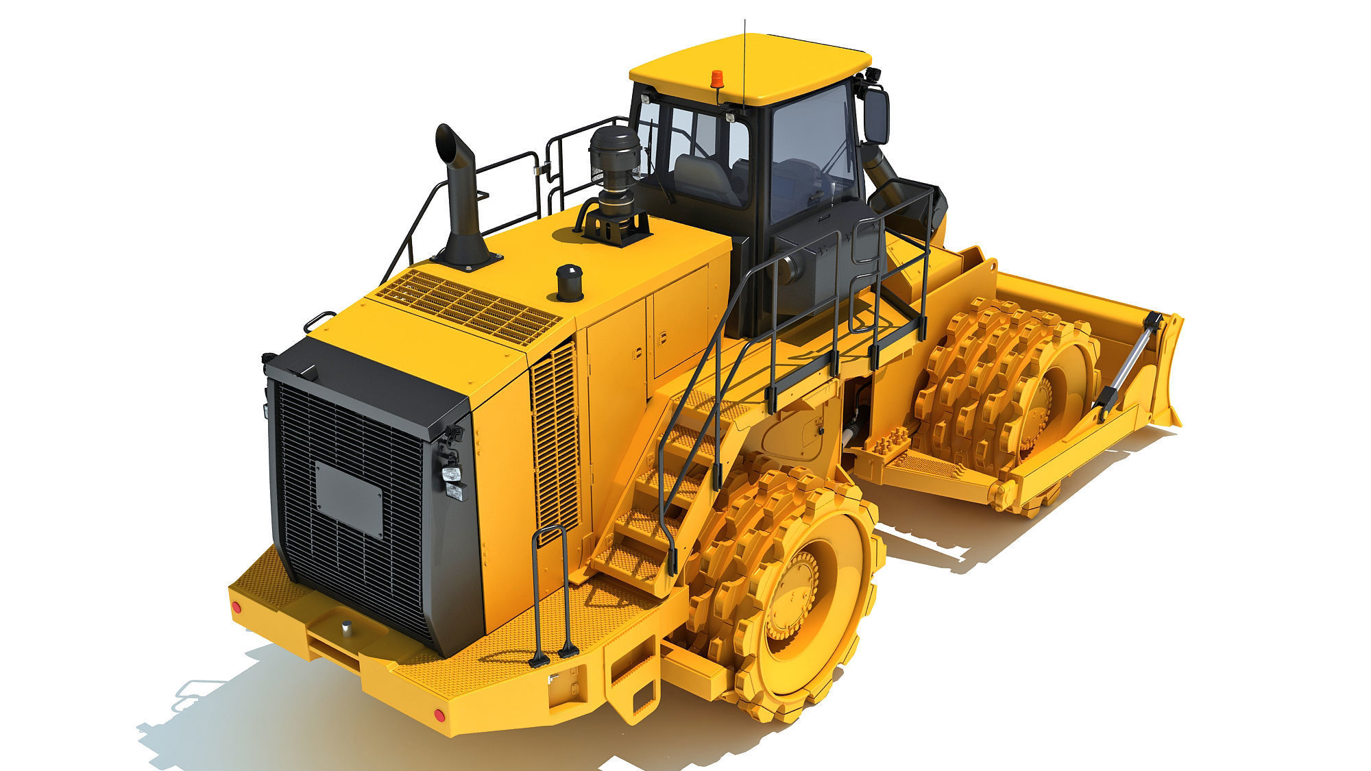 Soil Compactor 3D model_5
