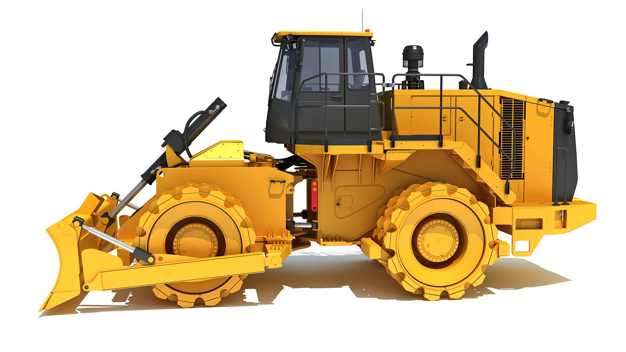 Soil Compactor 3D model_1