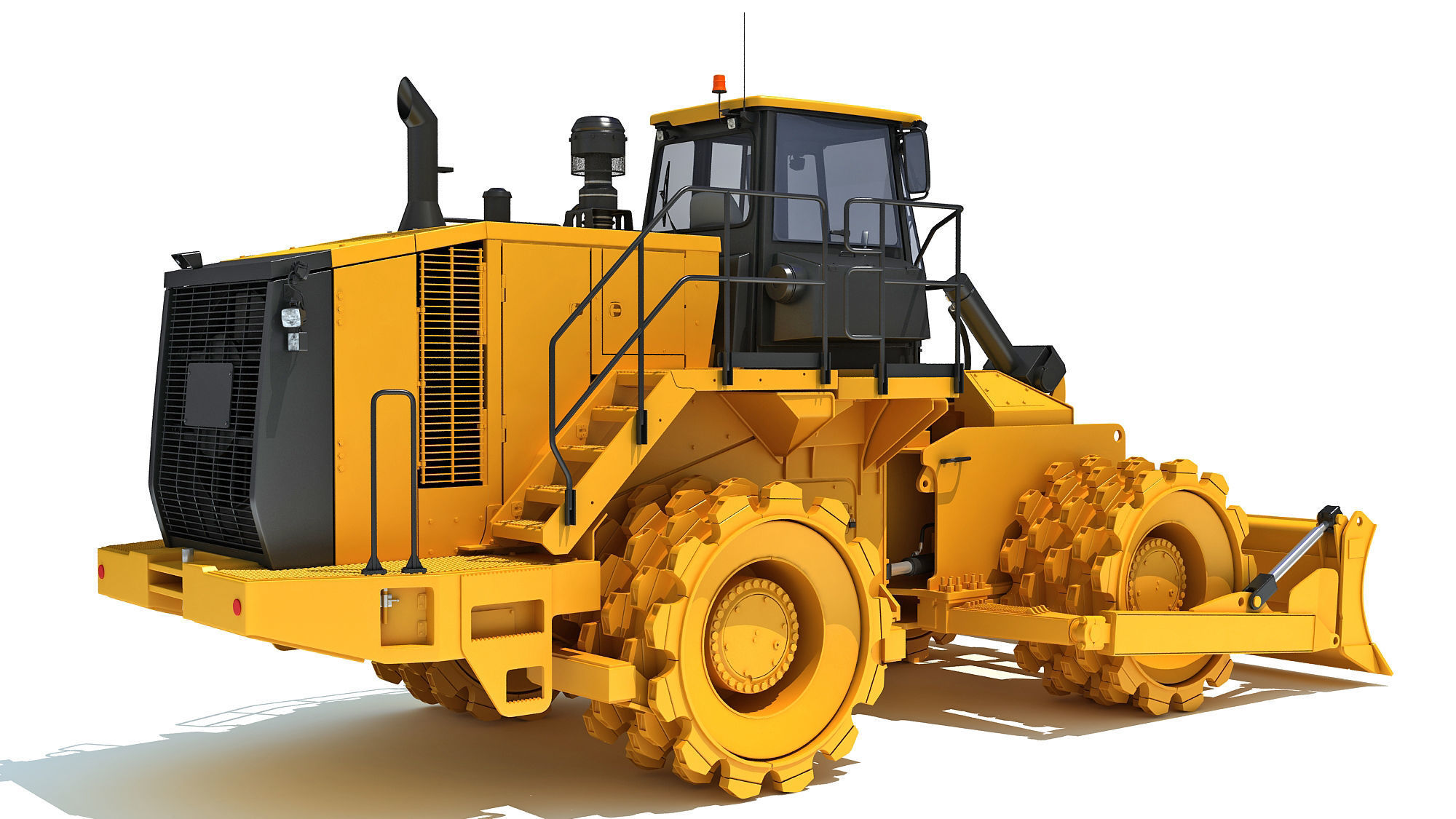 Soil Compactor 3D model_6
