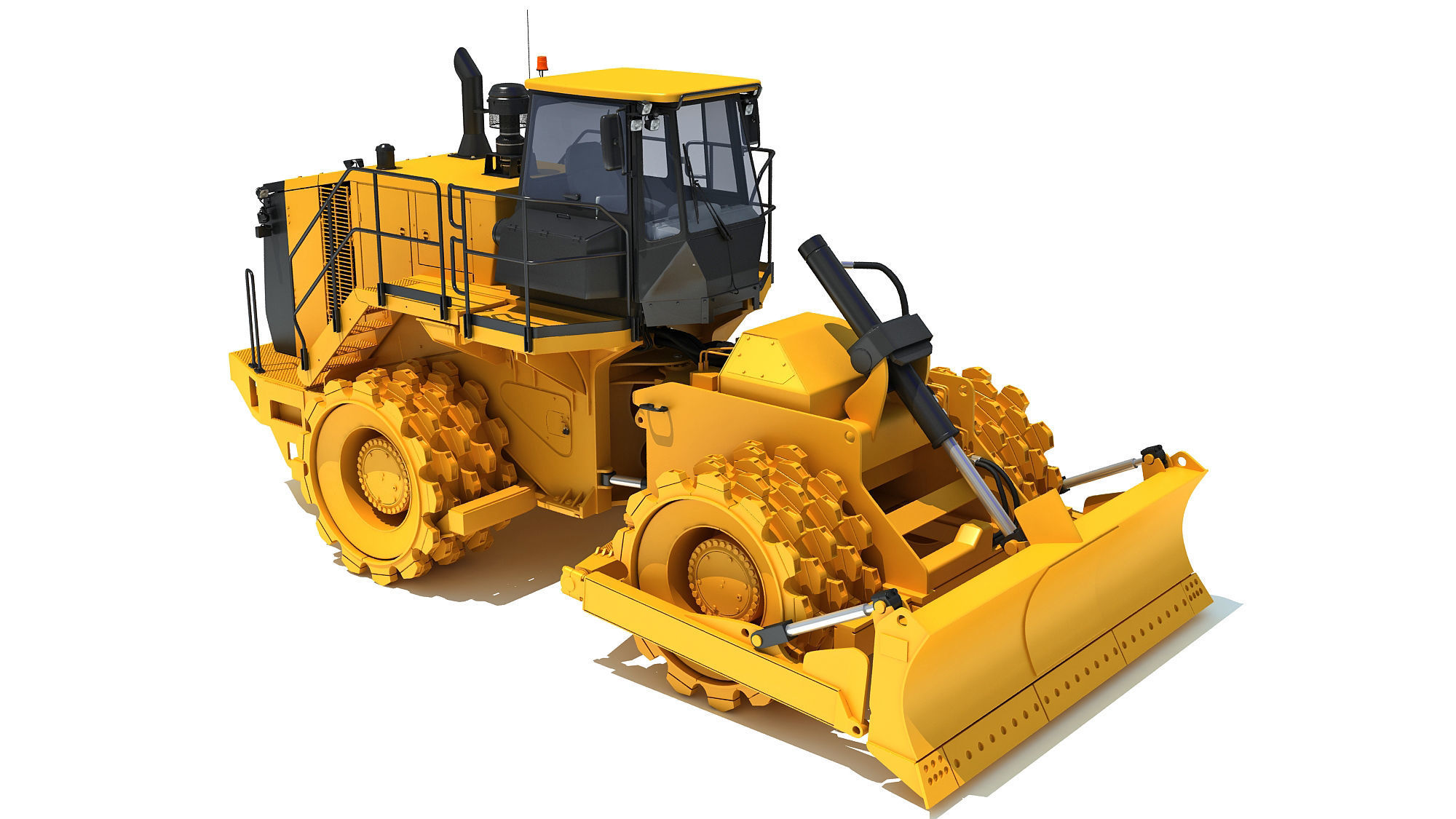 Soil Compactor 3D model_8