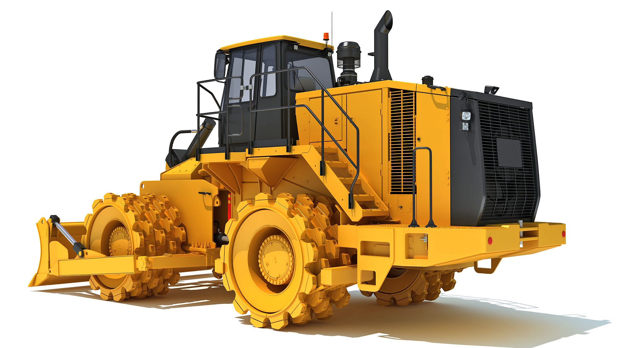 Soil Compactor 3D model_2