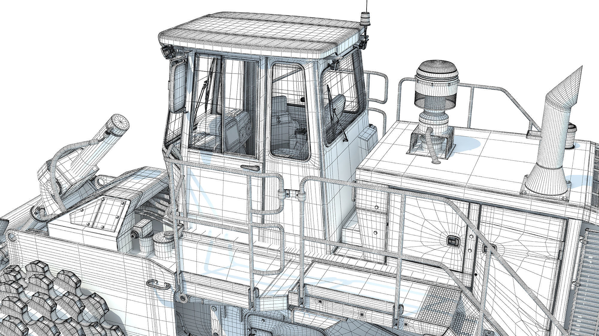 Soil Compactor 3D model_21