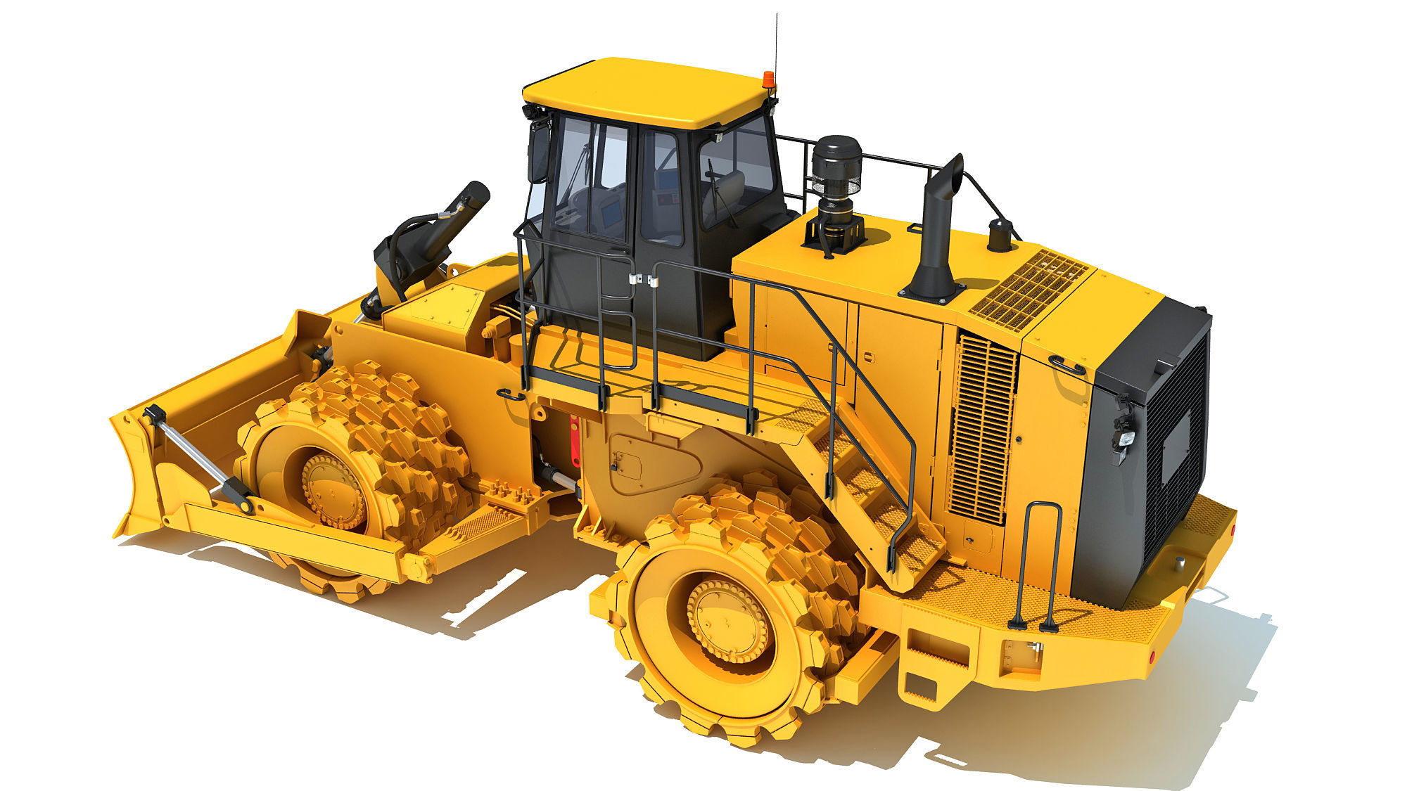 Soil Compactor 3D model_3