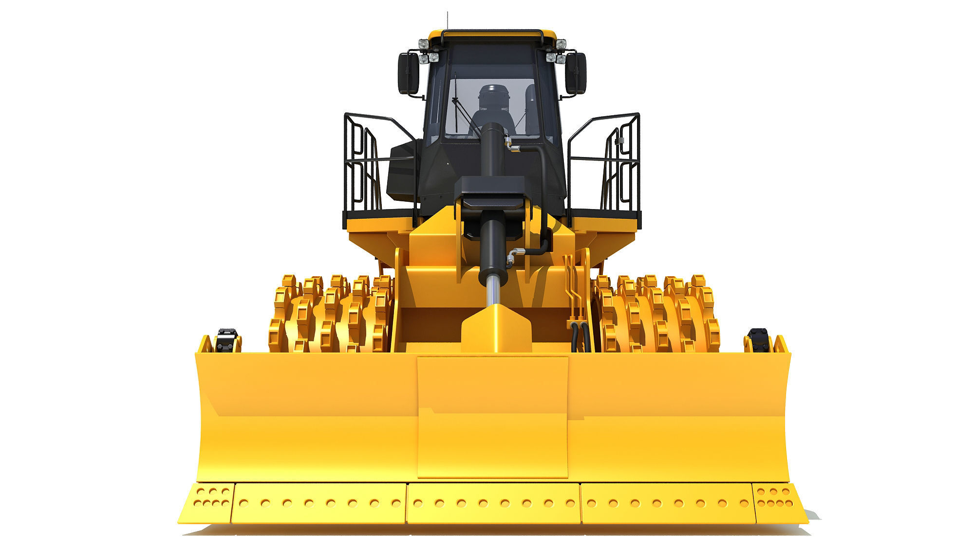Soil Compactor 3D model_12