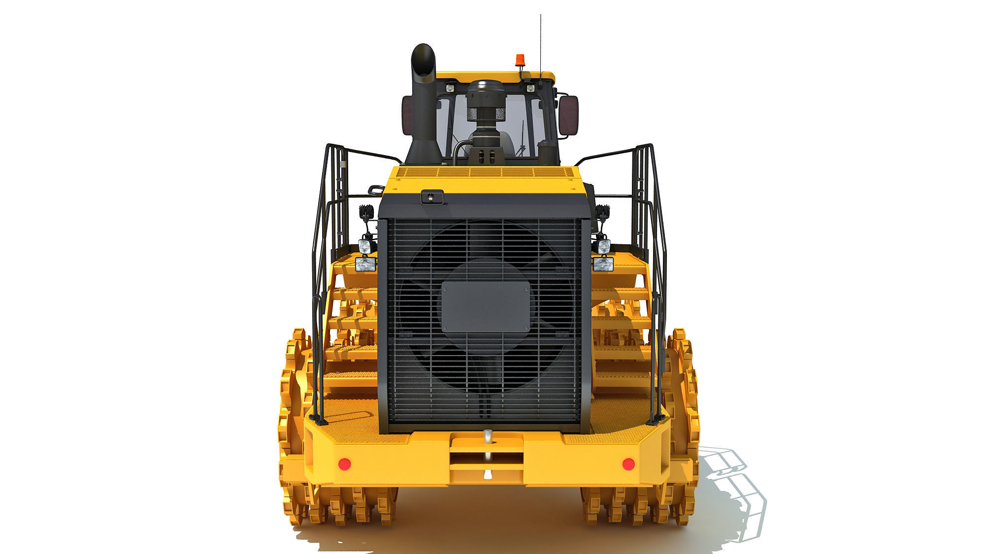 Soil Compactor 3D model_4
