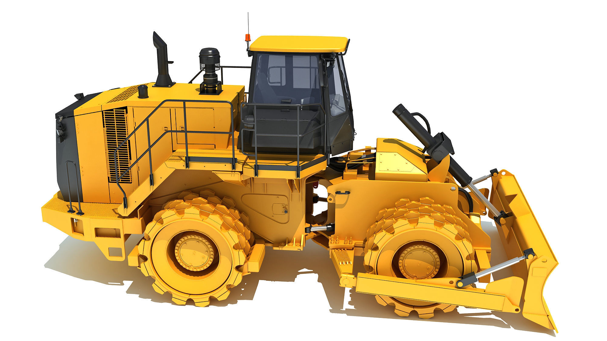 Soil Compactor 3D model_7