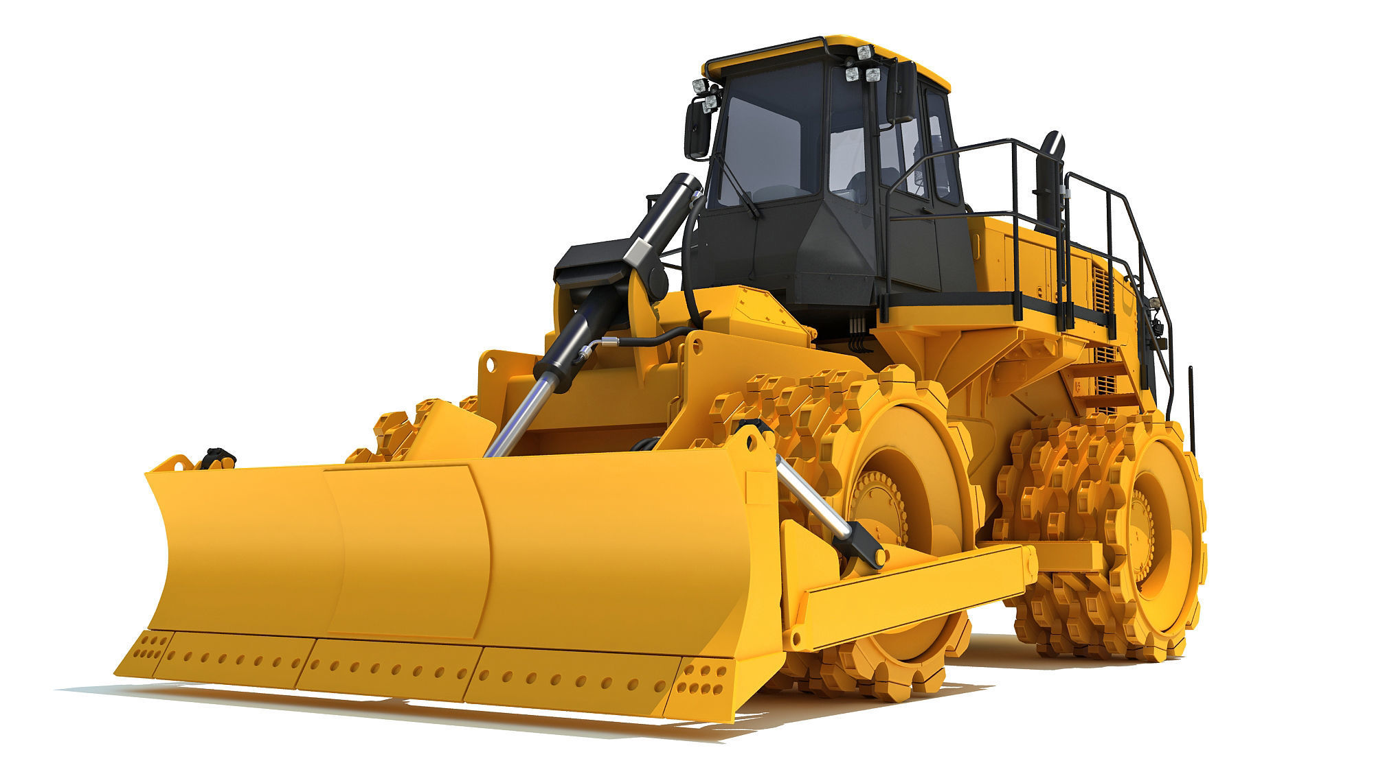 Soil Compactor 3D model_13