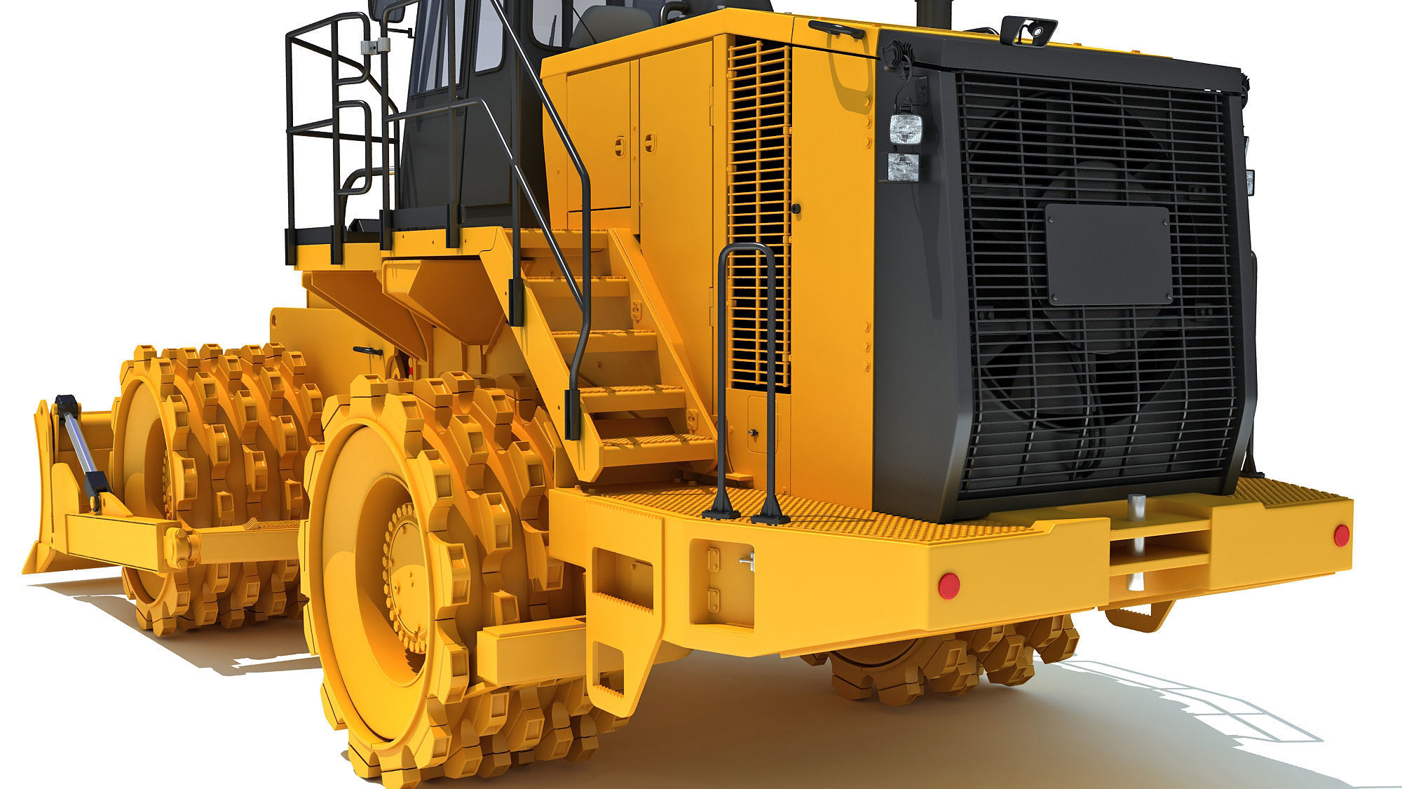 Soil Compactor 3D model_16