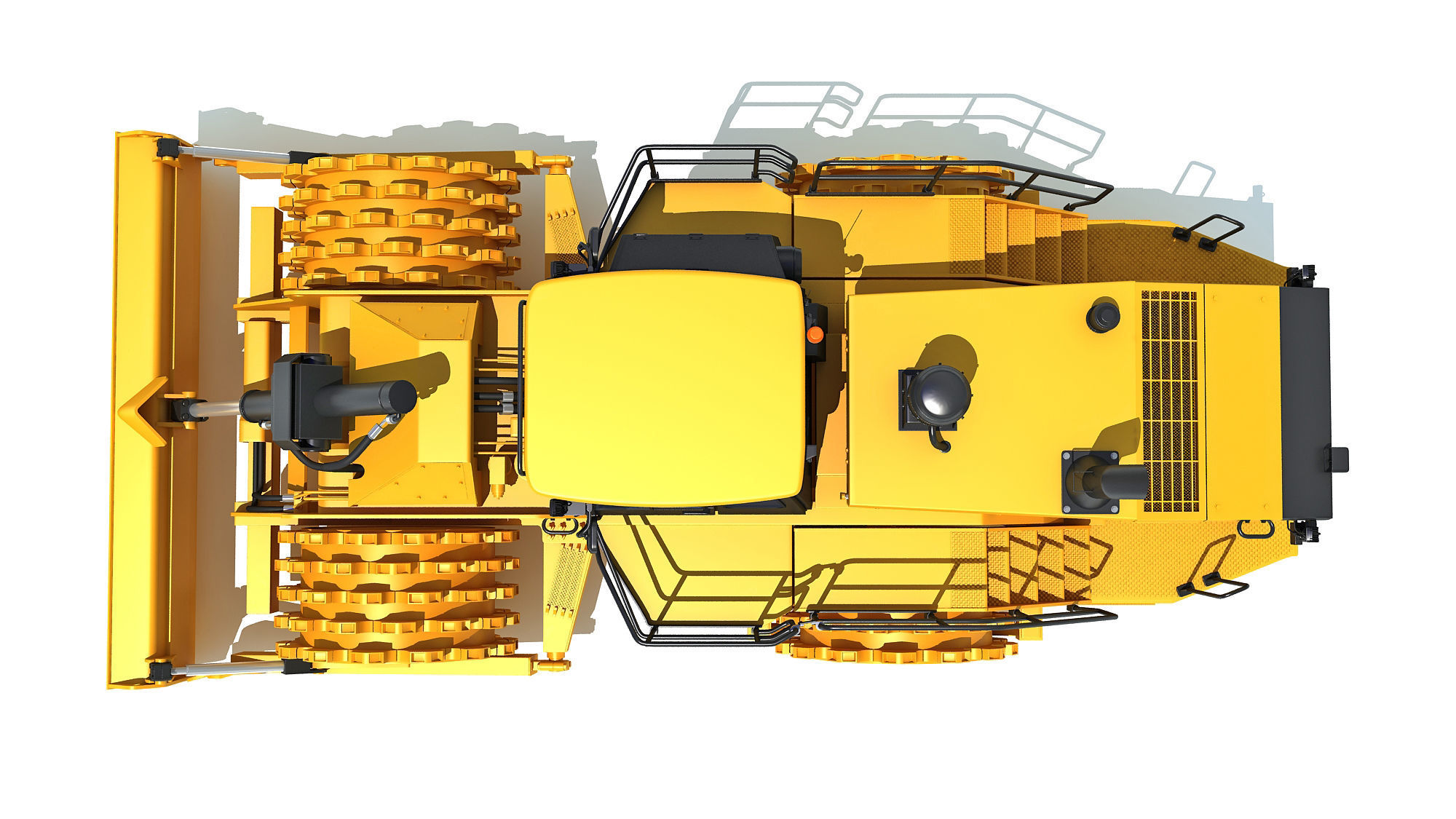 Soil Compactor 3D model_10