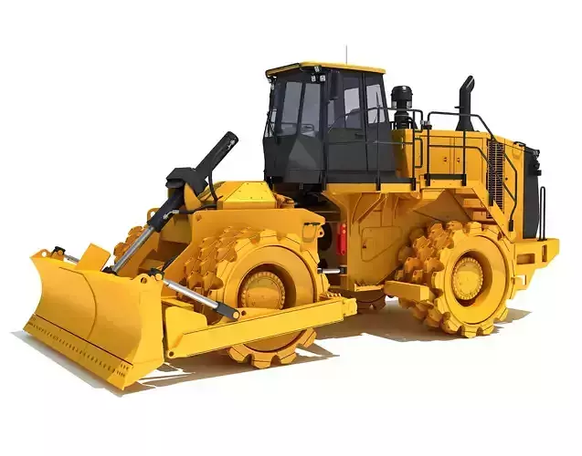 Soil Compactor 3D model