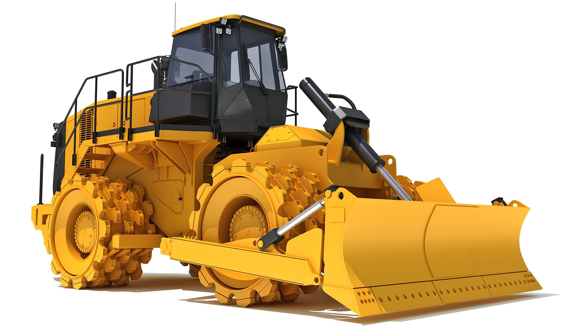 Soil Compactor 3D model_11