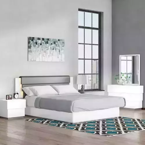Athalee Upholstered Platform PBedroom Set