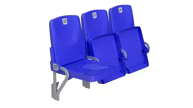 Figueras Stadium Seats 3D model