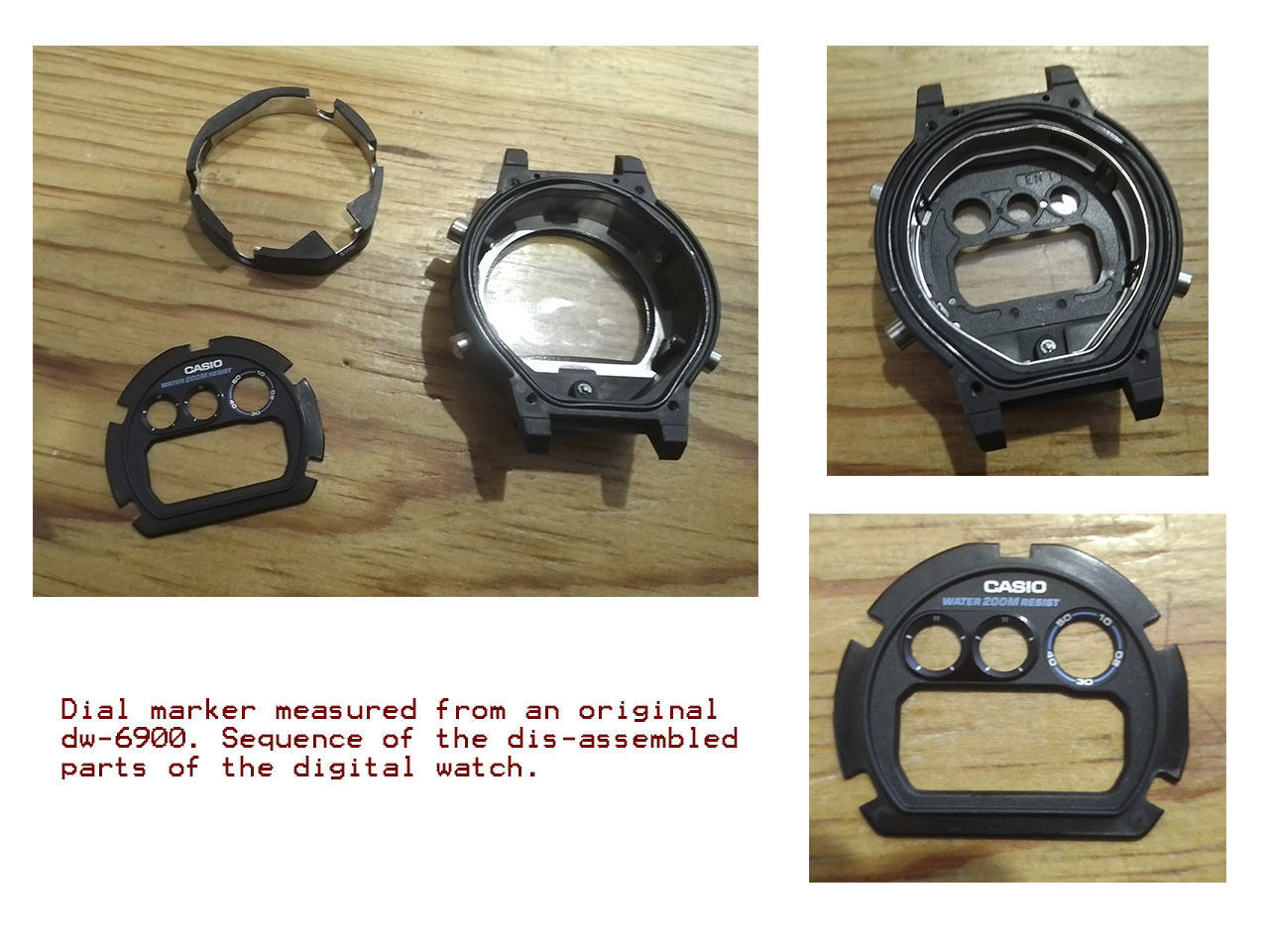 Dial marker for digital watch 3D print model_1