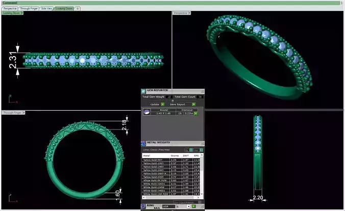 CAD-1920-Ring 3D print model CAD-1920-Ring 3D print model