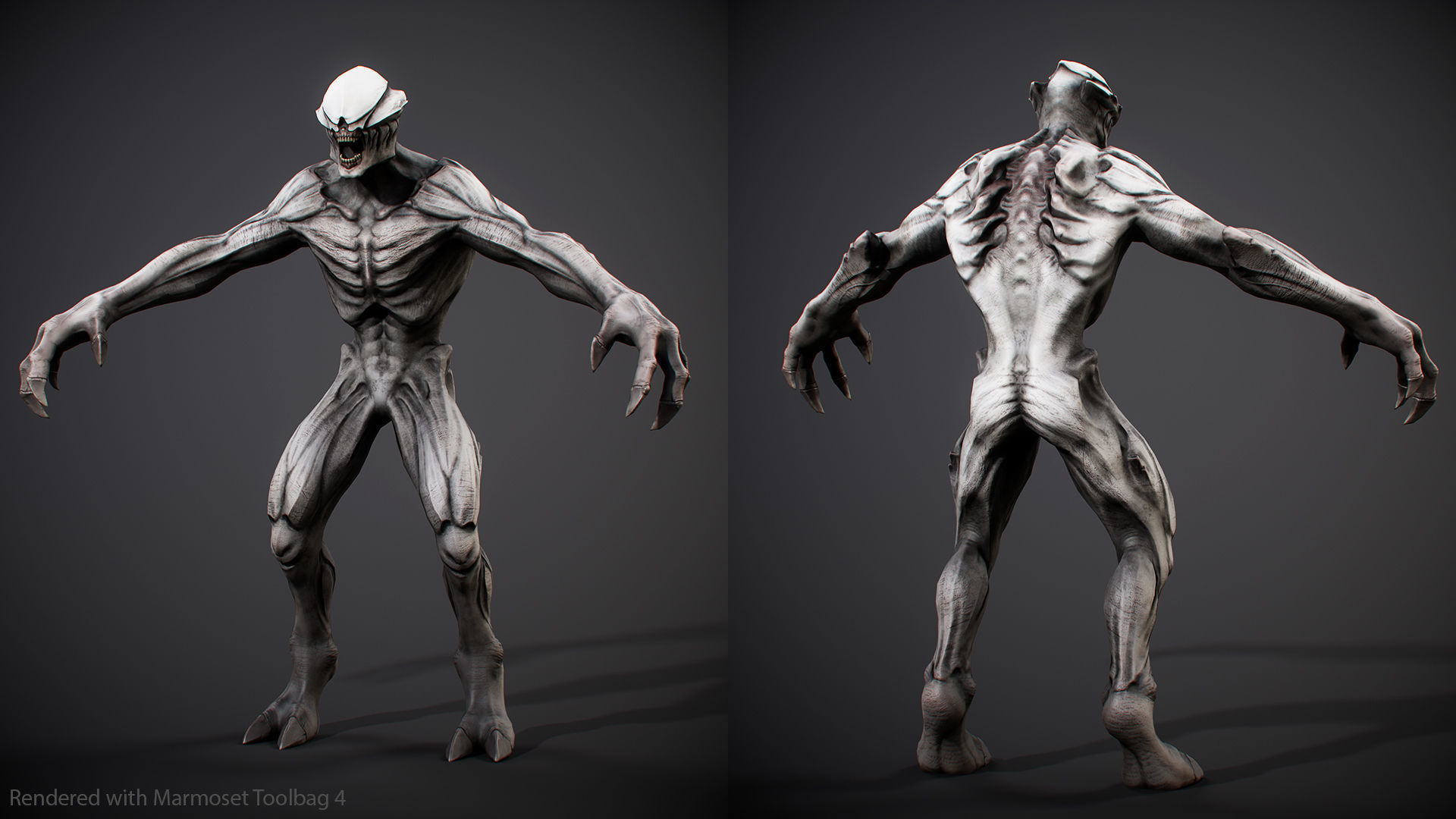 Horror Demon Creatures Pack 3D Model Collection_11