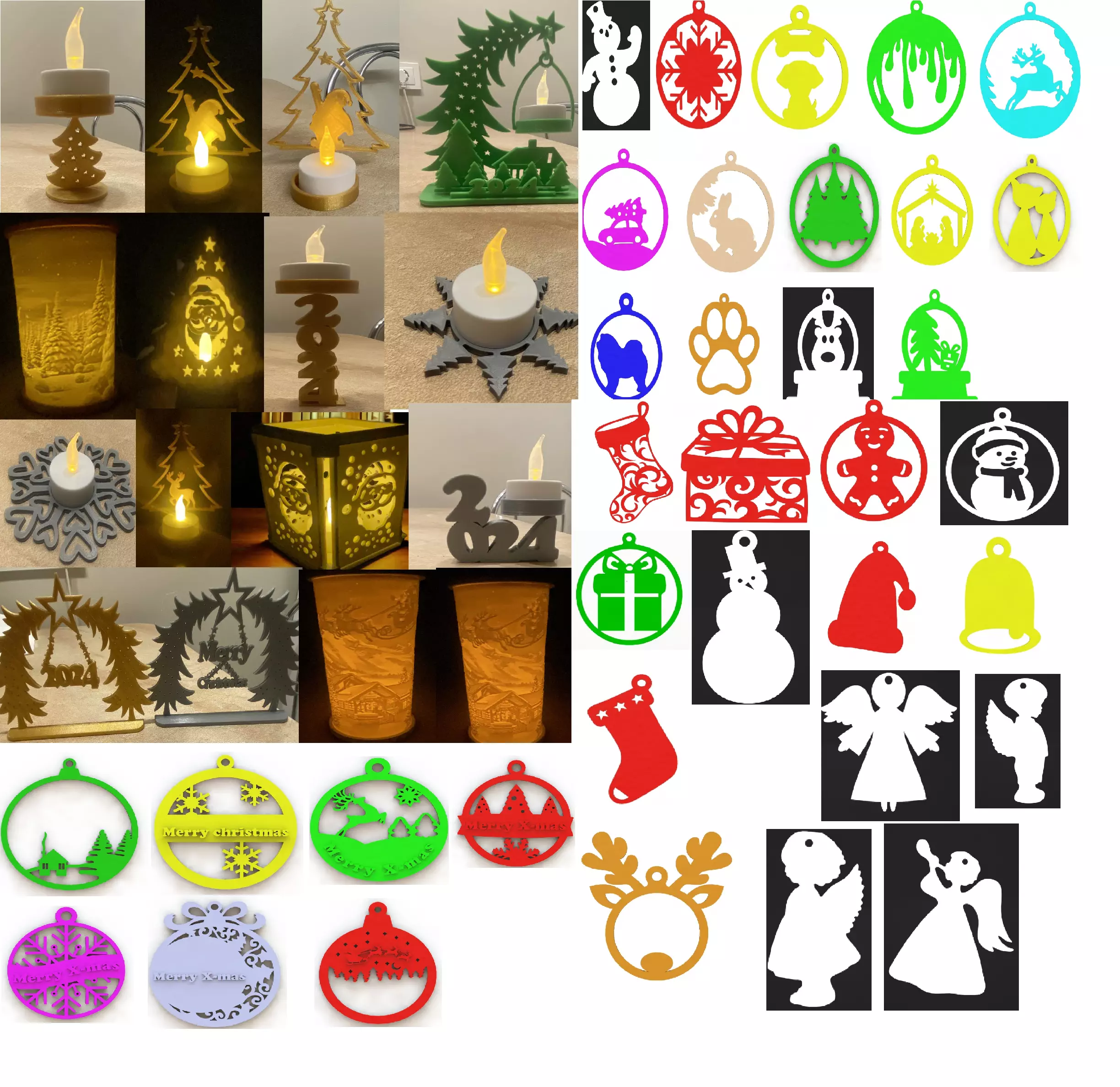 OVER 50 CHRISTMAS DECORATIONS BUNDLE WITH COMMERCIAL USE LICENSE 3D print model_0