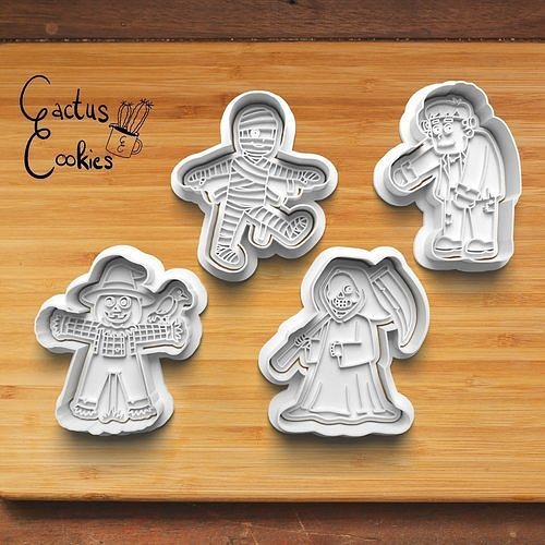 Halloween Cookie Cutter Stl File for 3d Printer 0061 3D print model