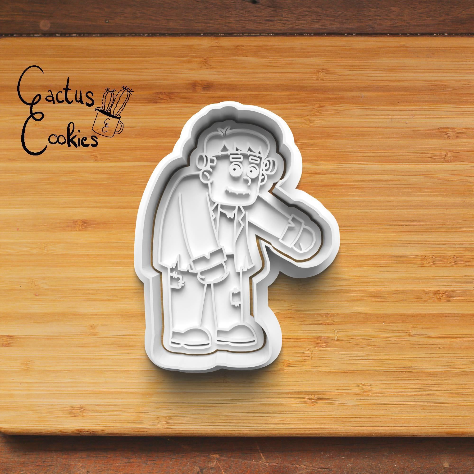 Halloween Cookie Cutter Stl File for 3d Printer 0061 3D print model_2