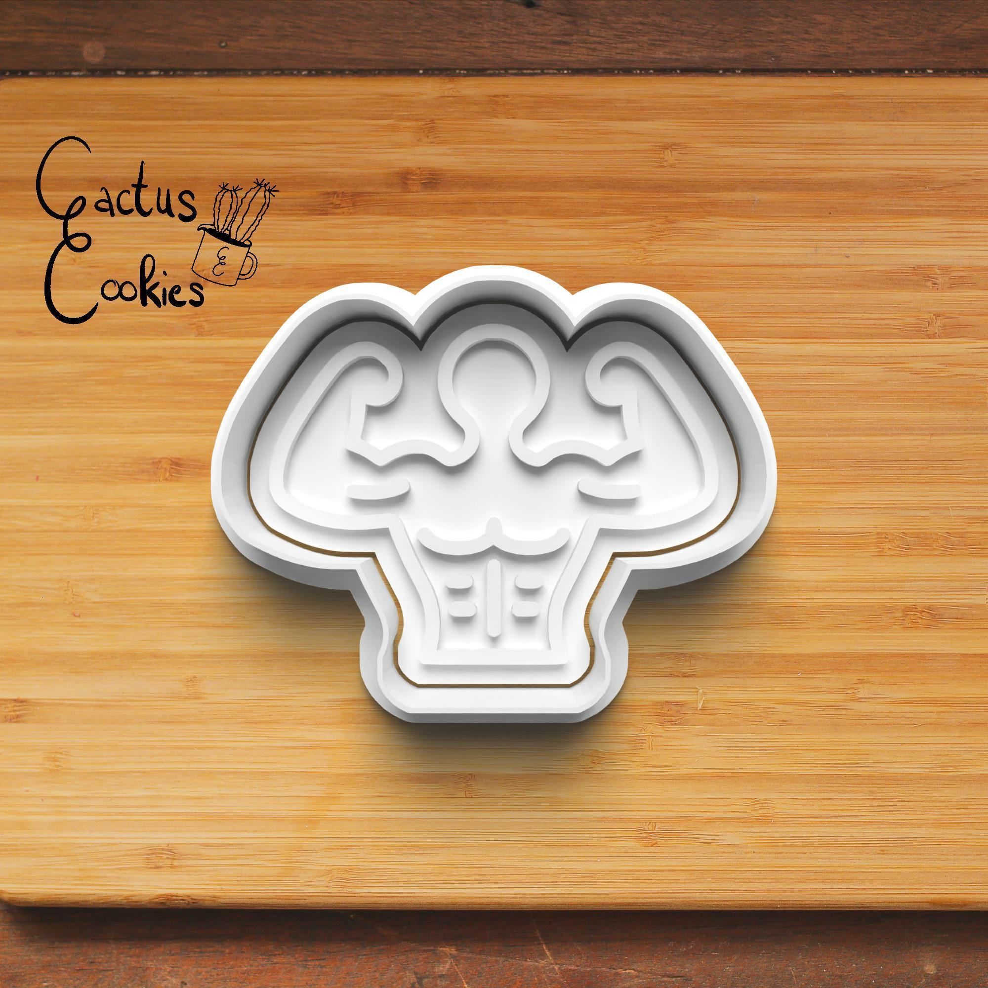 Gym Cookie Cutter Stl File for 3d Printer 0266 3D print model_4