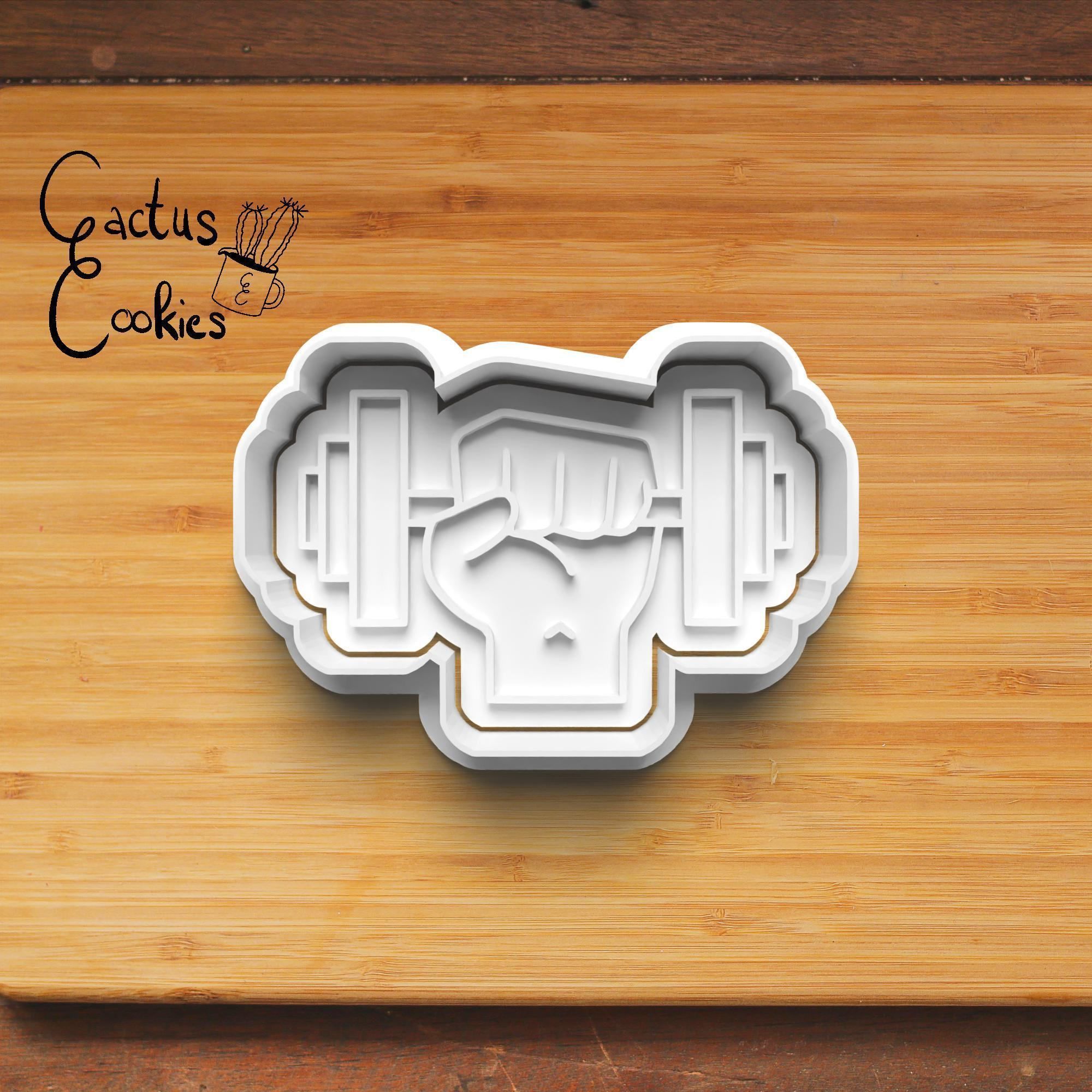 Gym Cookie Cutter Stl File for 3d Printer 0266 3D print model_2