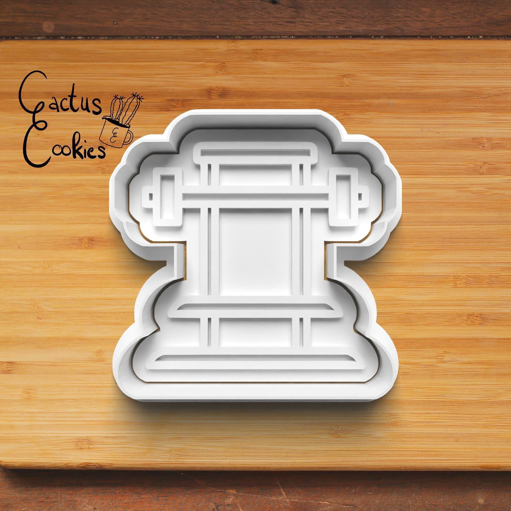 Gym Cookie Cutter Stl File for 3d Printer 0266 3D print model_3