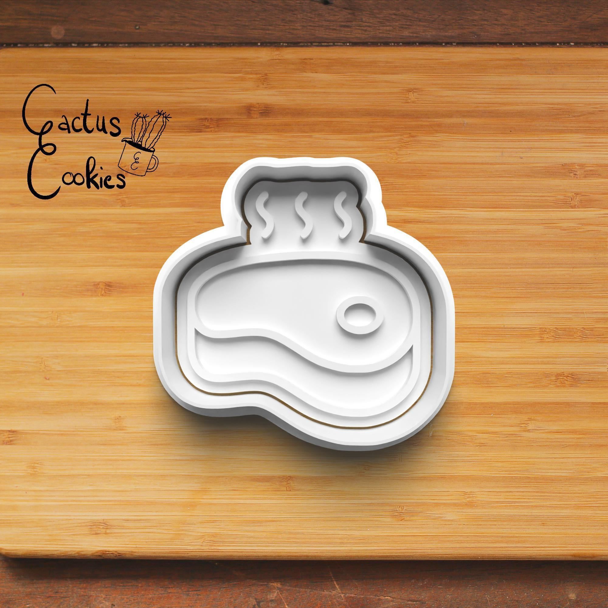 Grill Barbecue Cookie Cutter Stl File for 3d Printer 0378 3D print model_3
