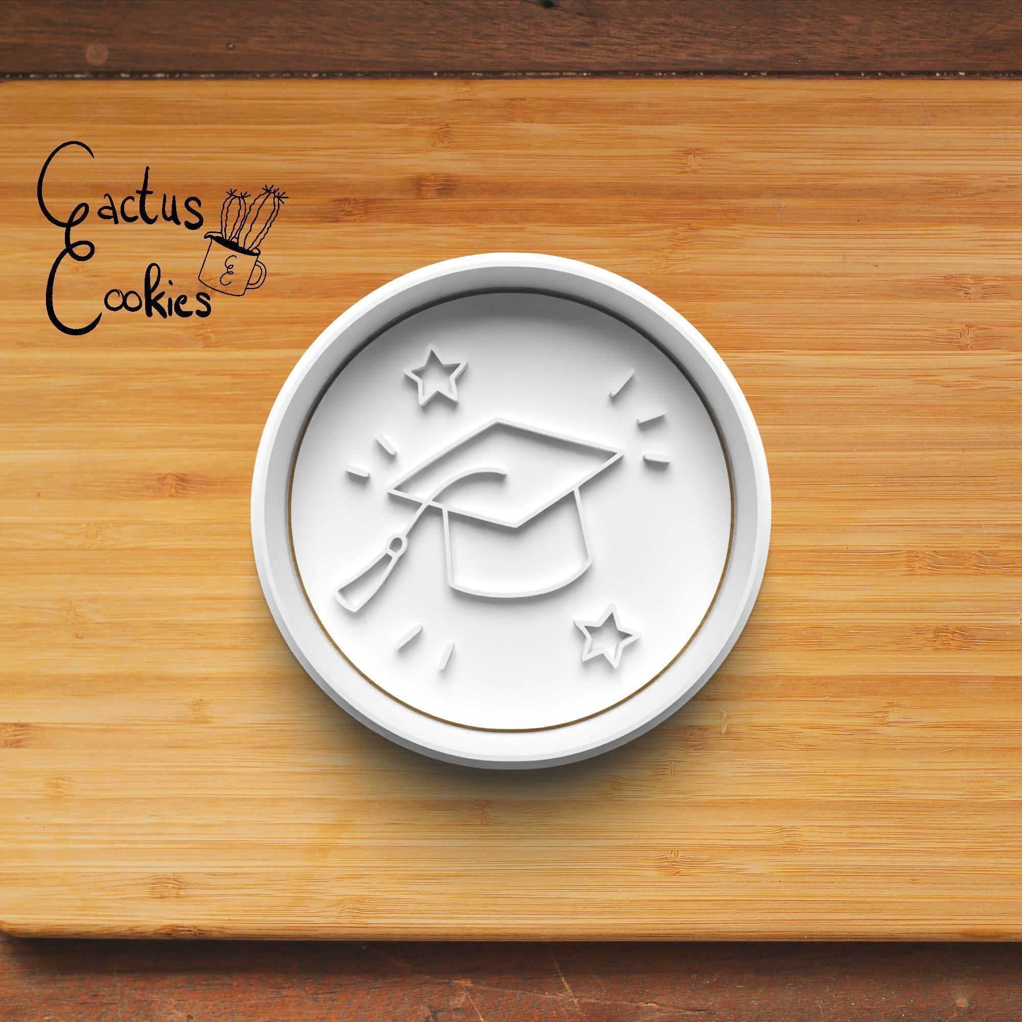 Graduation Cookie Cutter Stl File for 3d Printer 0283 3D print model_2