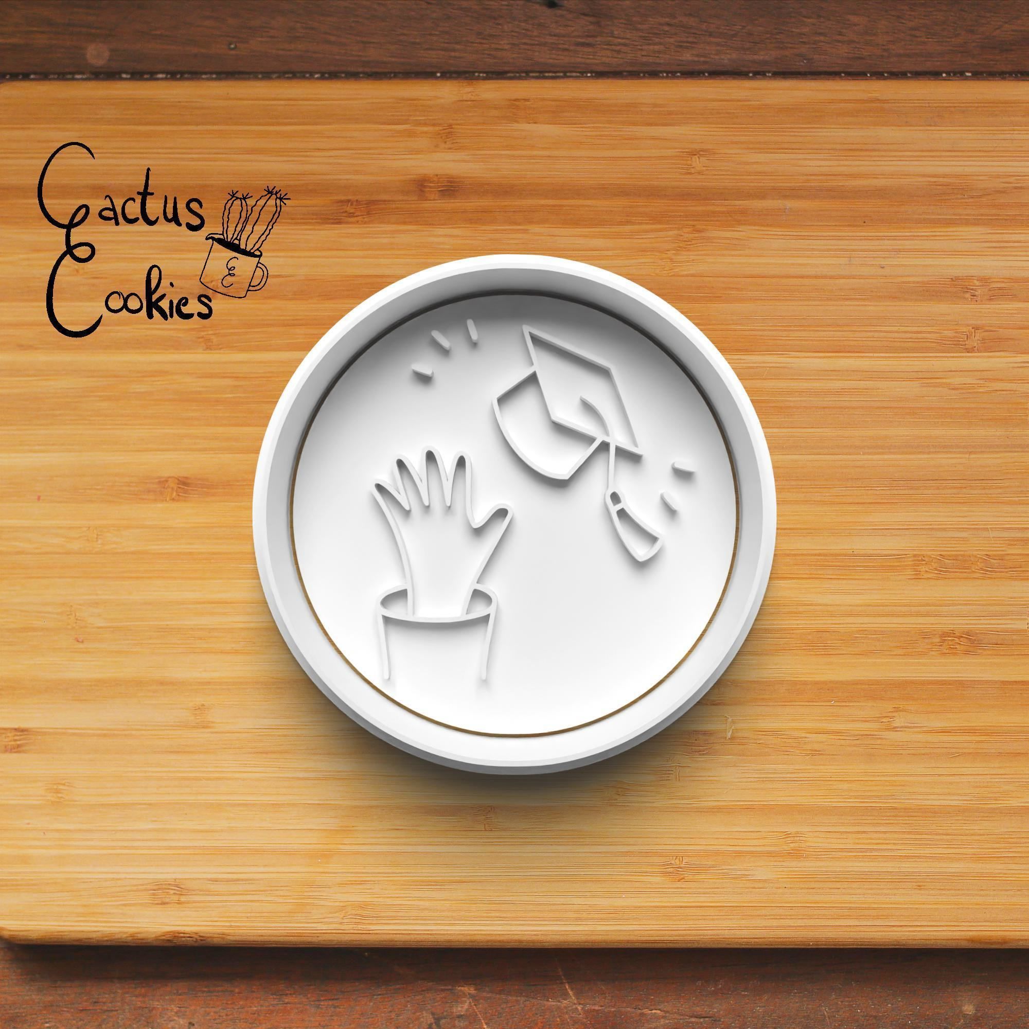 Graduation Cookie Cutter Stl File for 3d Printer 0283 3D print model_4