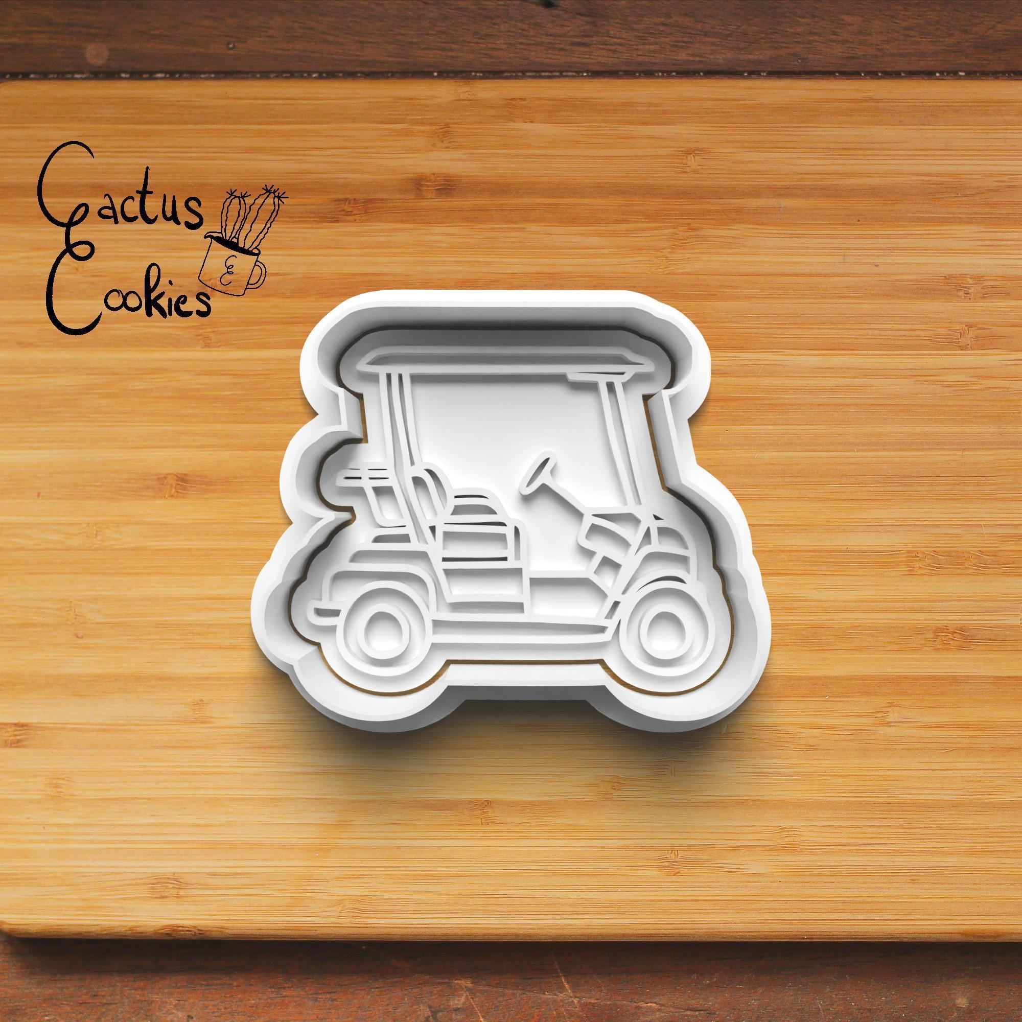 Golf Cookie Cutter Stl File for 3d Printer 0371 3D print model_5