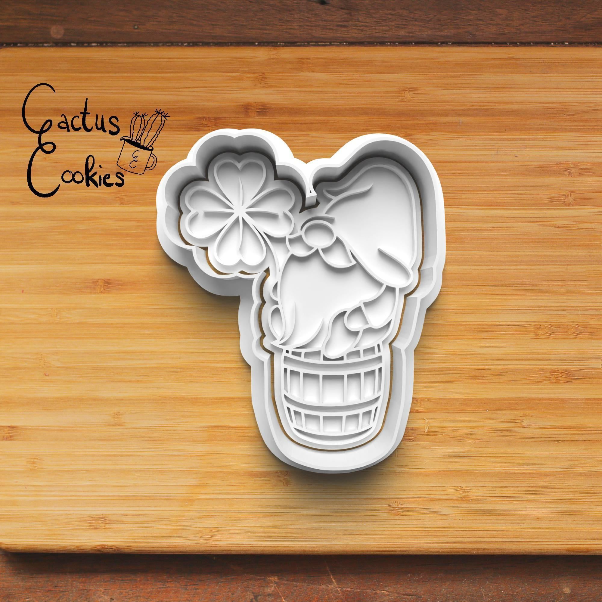 Gnome Irish Cookie Cutter Stl File for 3d Printer 0022 3D print model_3