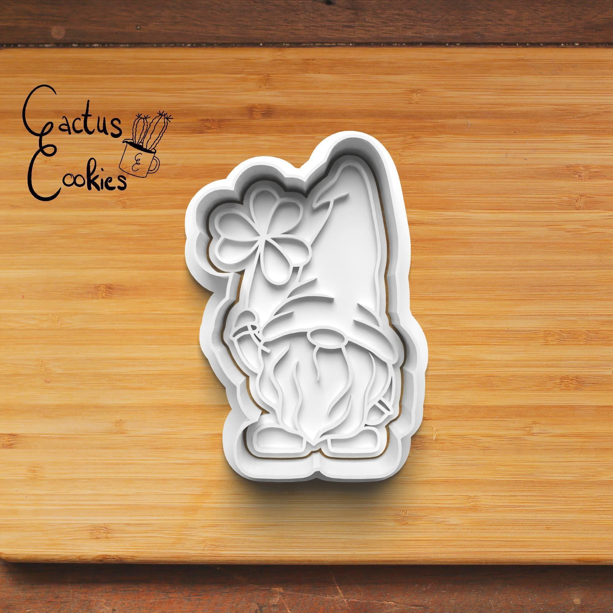 Gnome Irish Cookie Cutter Stl File for 3d Printer 0022 3D print model_2