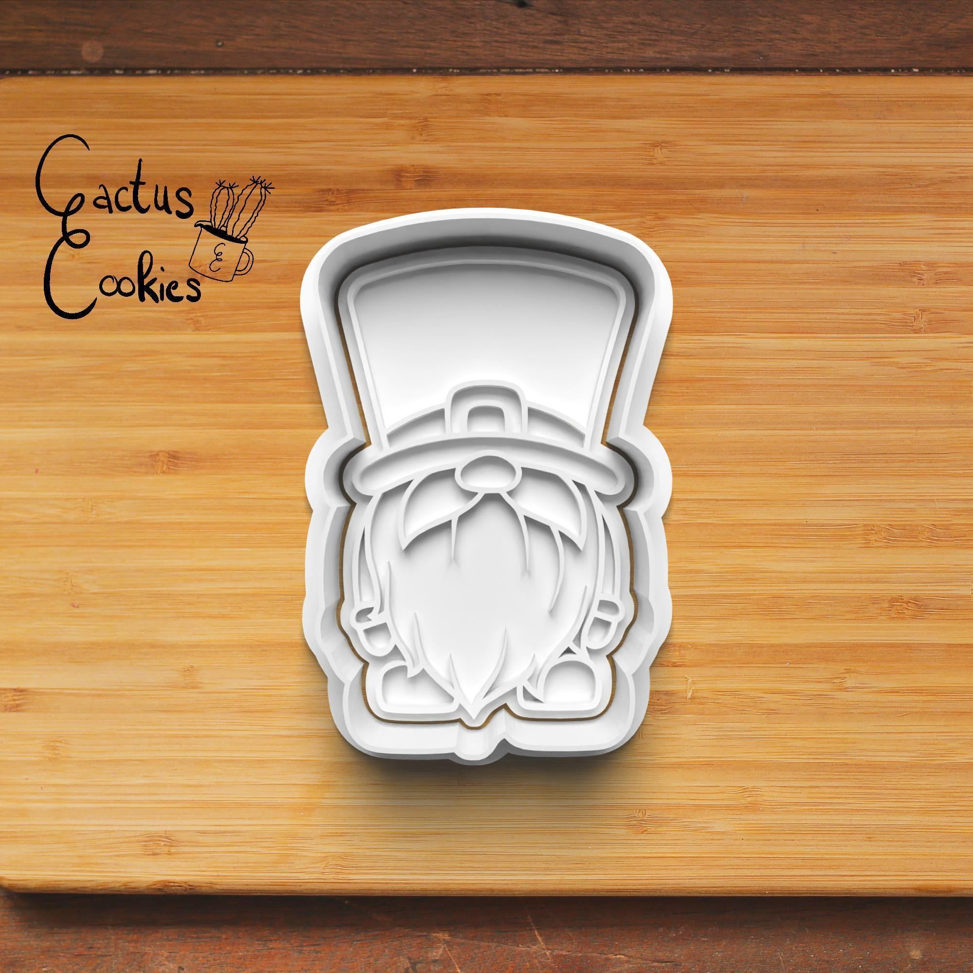 Gnome Irish Cookie Cutter Stl File for 3d Printer 0022 3D print model_5