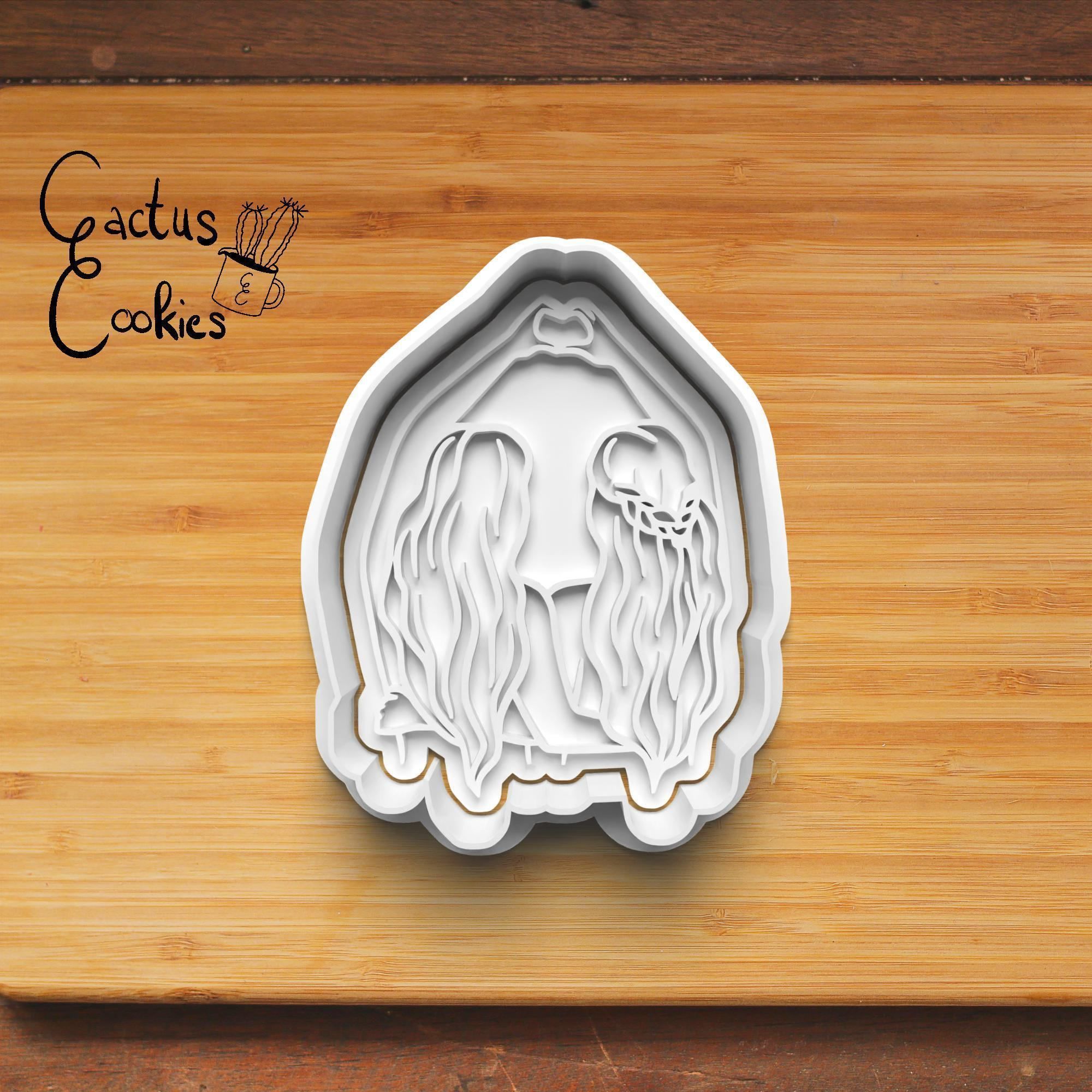 Girl Friends Cookie Cutter Stl File for 3d Printer 0408 3D print model_5