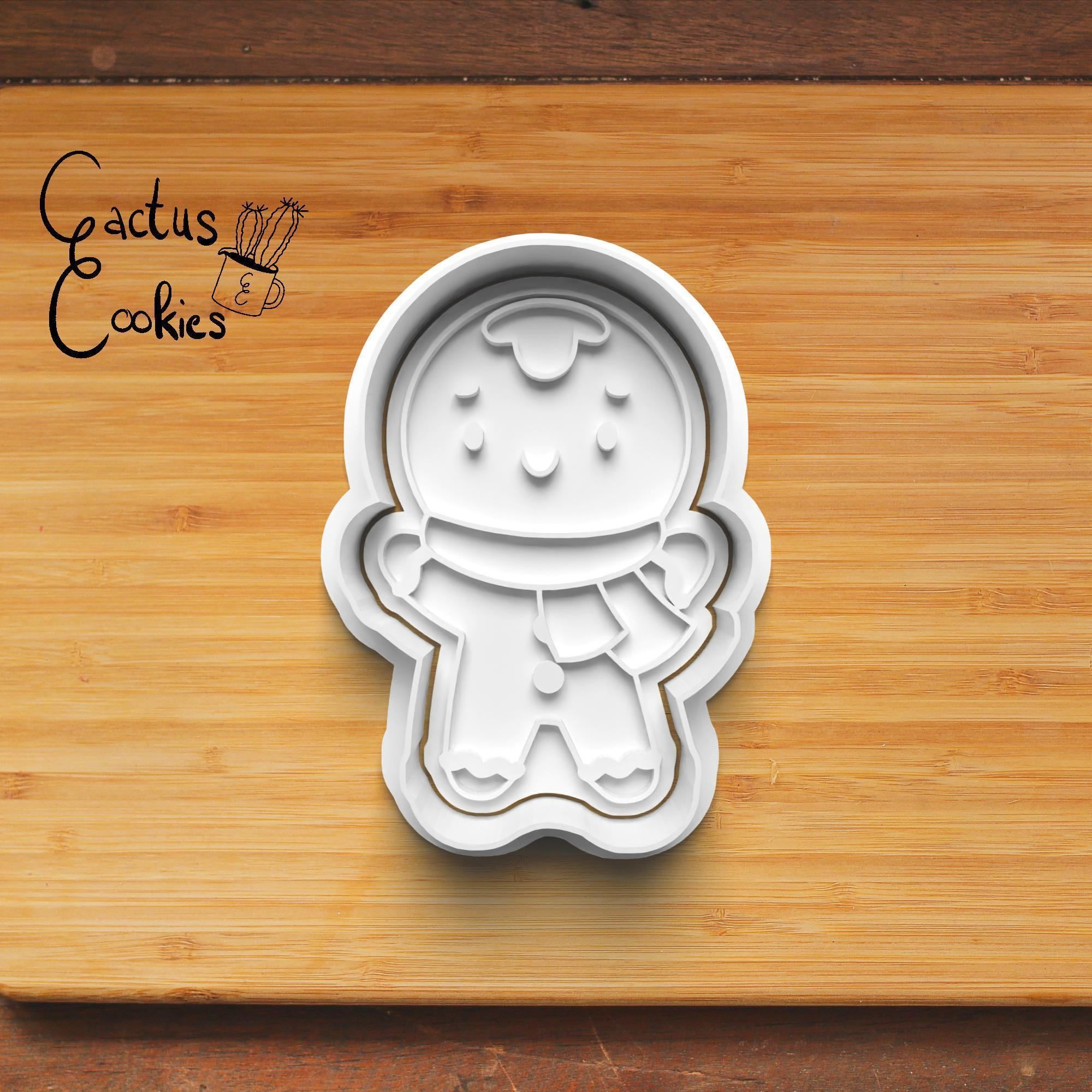 Gingerbread Man Cookie Cutter Stl File for 3d Printer 0177 3D print model_5